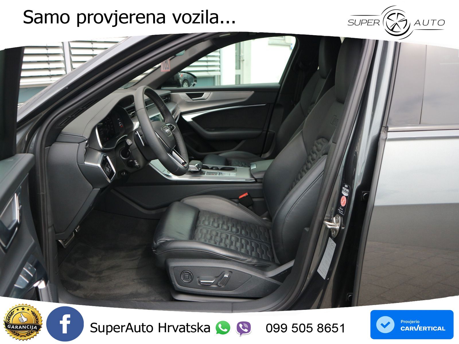 Audi RS6 Avant 4.0 TFSI V8 (600 KS) quattro Tiptronic ZRAČNI+ACC+GR SJED+KAM+PANO