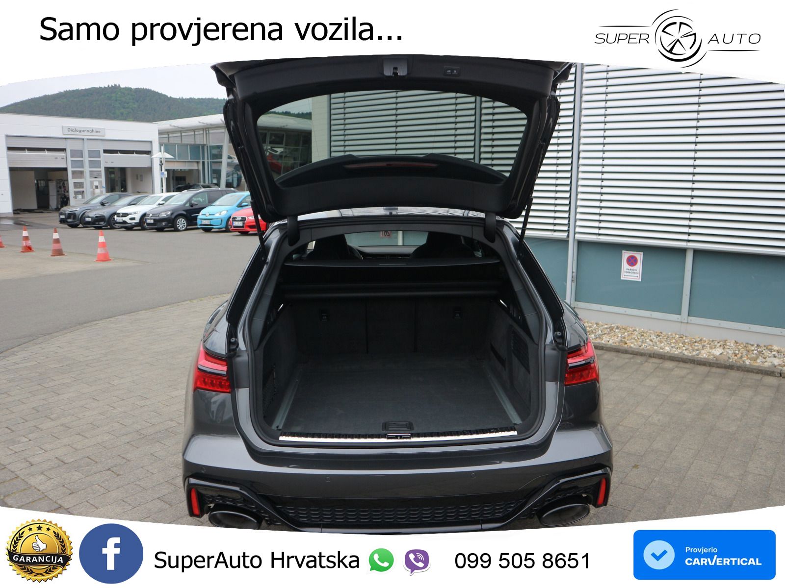 Audi RS6 Avant 4.0 TFSI V8 (600 KS) quattro Tiptronic ZRAČNI+ACC+GR SJED+KAM+PANO