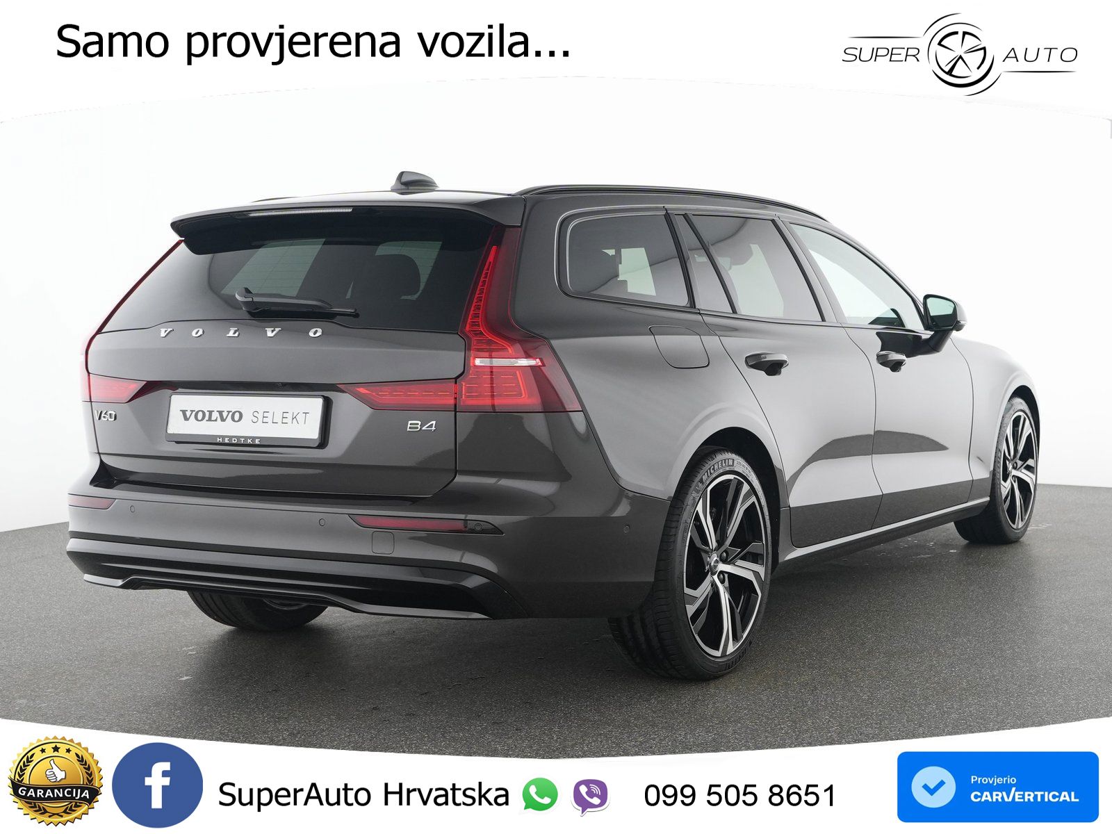 Volvo V60 2.0 B4 Benzin DCT ACC+GR SJED+360+PANO