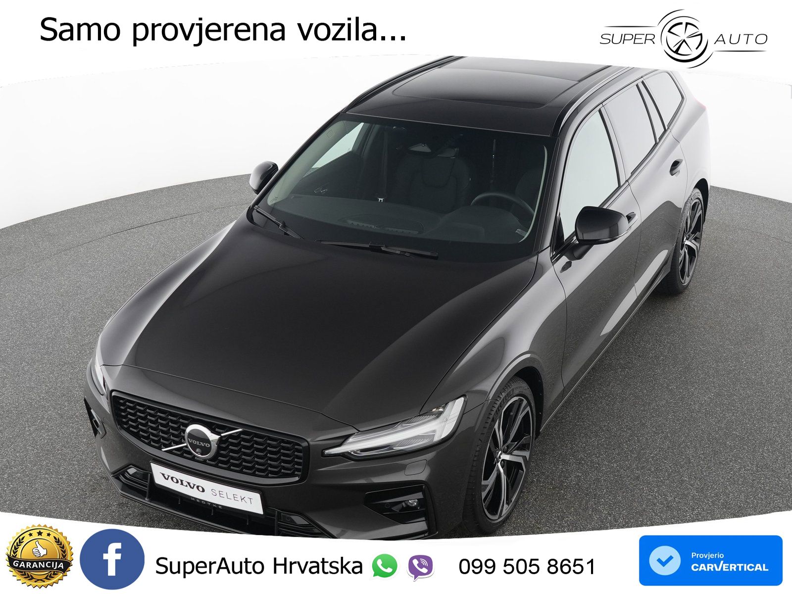 Volvo V60 2.0 B4 Benzin DCT ACC+GR SJED+360+PANO