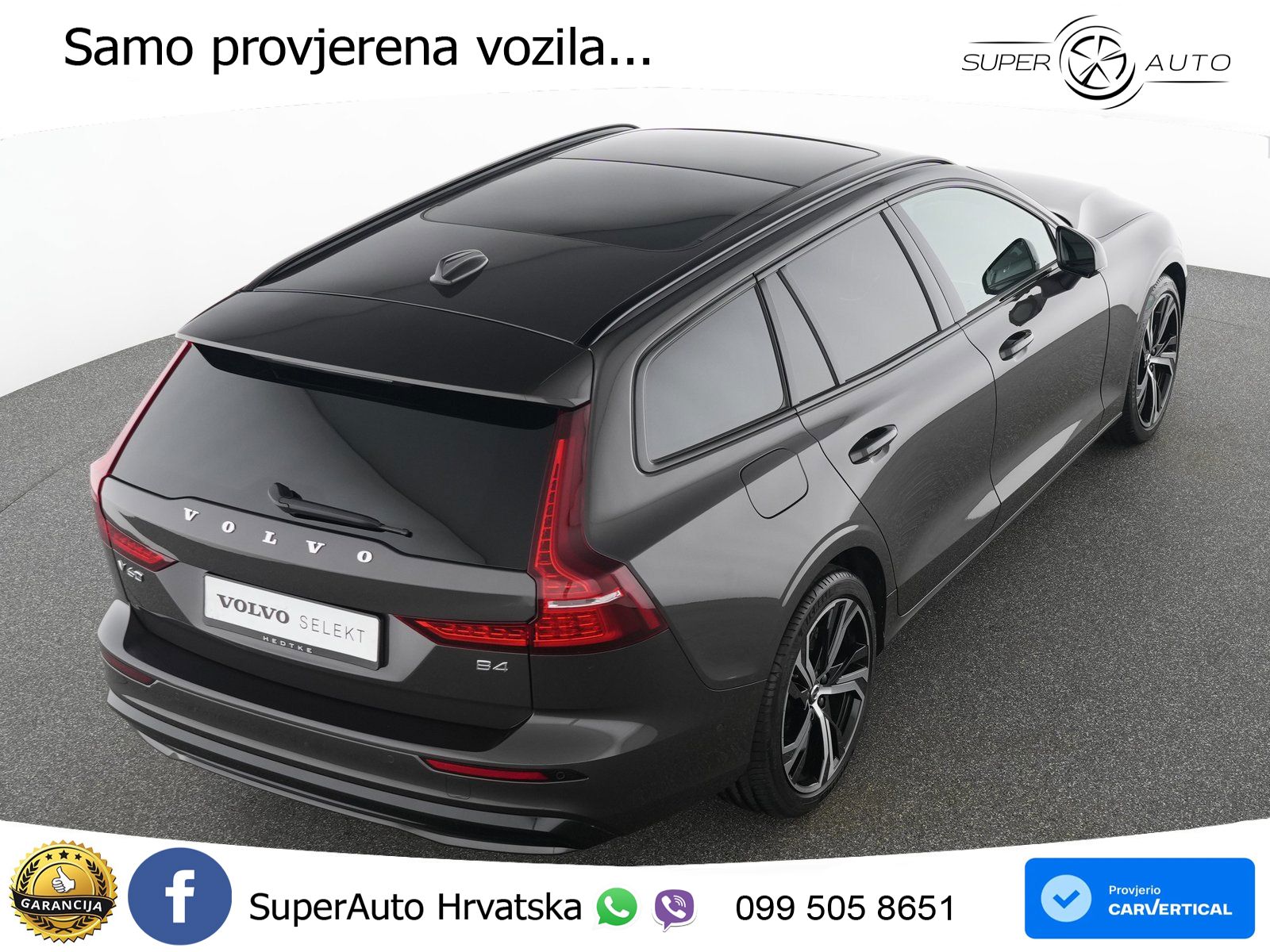Volvo V60 2.0 B4 Benzin DCT ACC+GR SJED+360+PANO