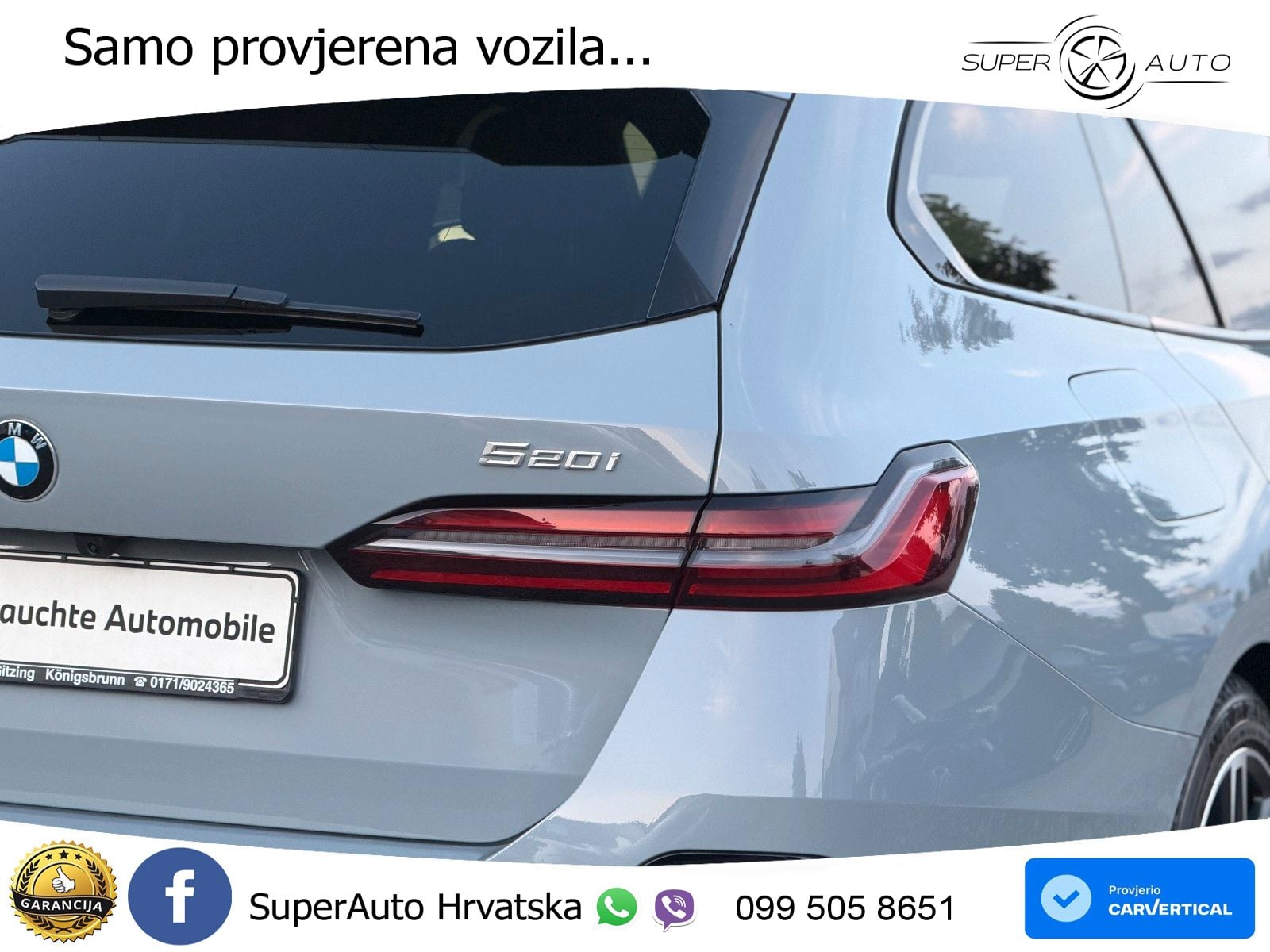 BMW 520i Touring (208 KS) Steptronic LED+GR SJED+ACC
