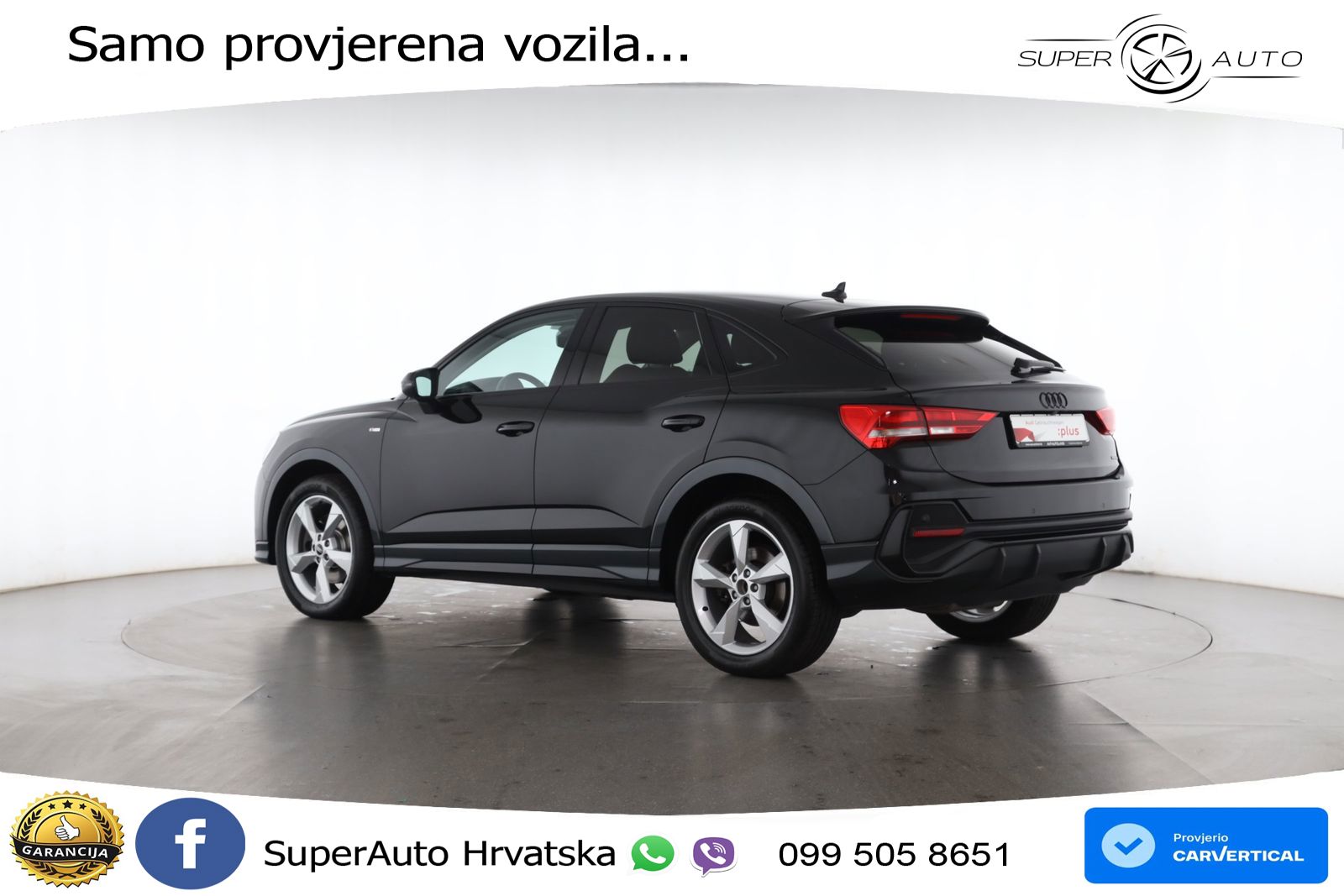 Audi Q3 Sportback 40 TDI (200 KS) quattro S tronic S line LED+GR SJED+ACC