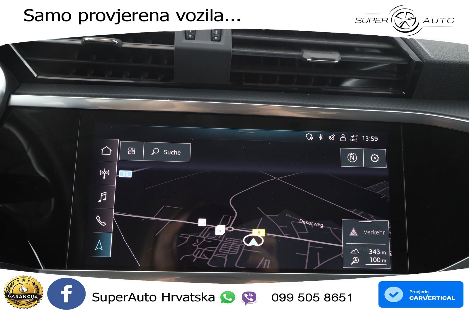 Audi Q3 Sportback 40 TDI (200 KS) quattro S tronic S line LED+GR SJED+ACC