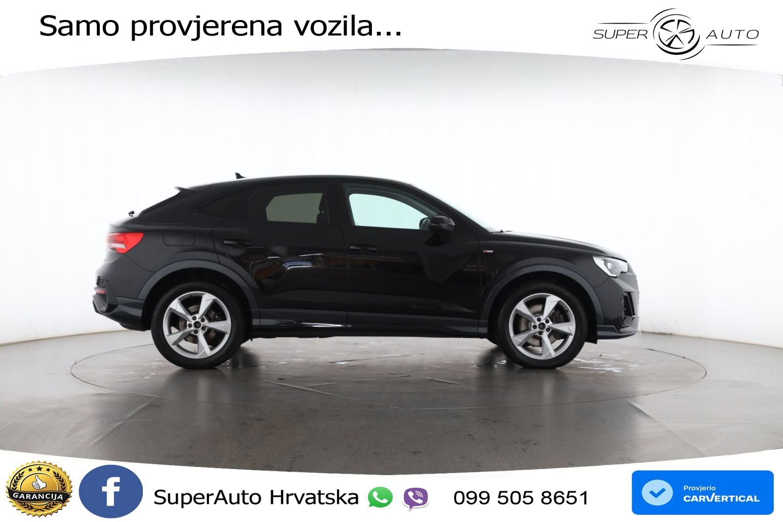 Audi Q3 Sportback 40 TDI (200 KS) quattro S tronic S line LED+GR SJED+ACC