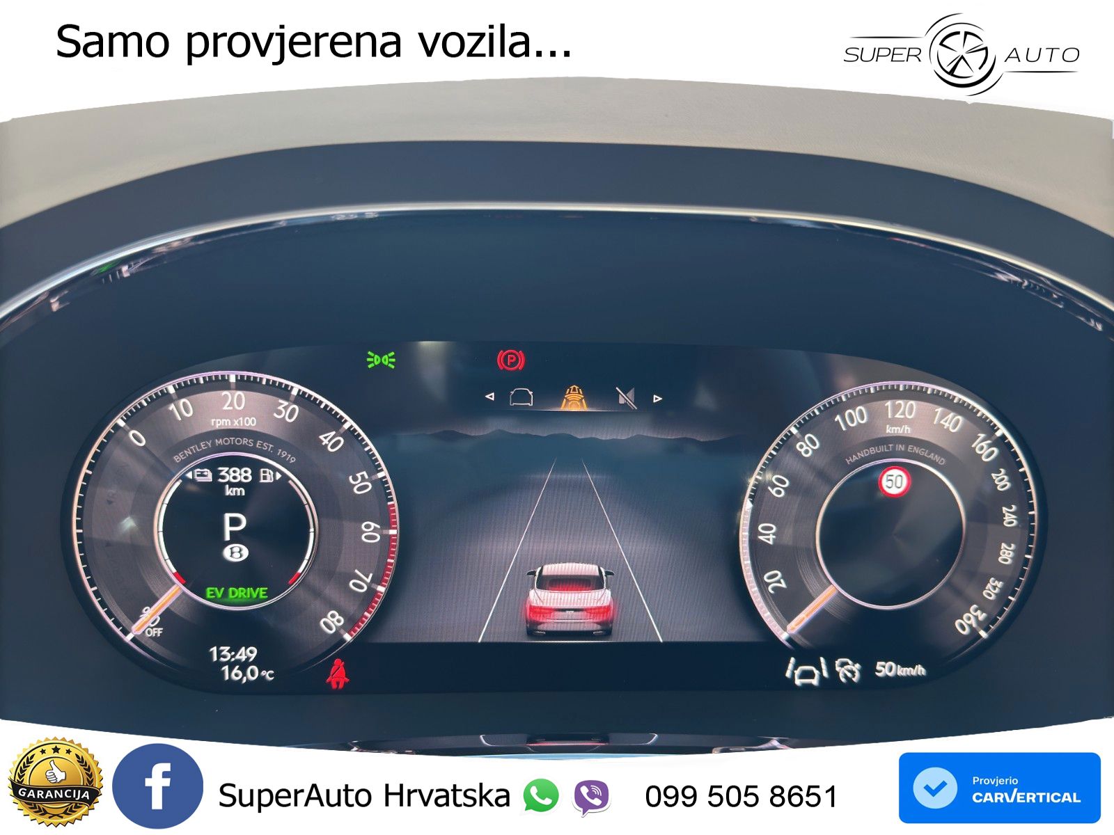 Bentley Continental GTC IV 4.0 V8 TFSi (782 KS) AWD DCT ZRAČNI+ACC+GR SJED+360