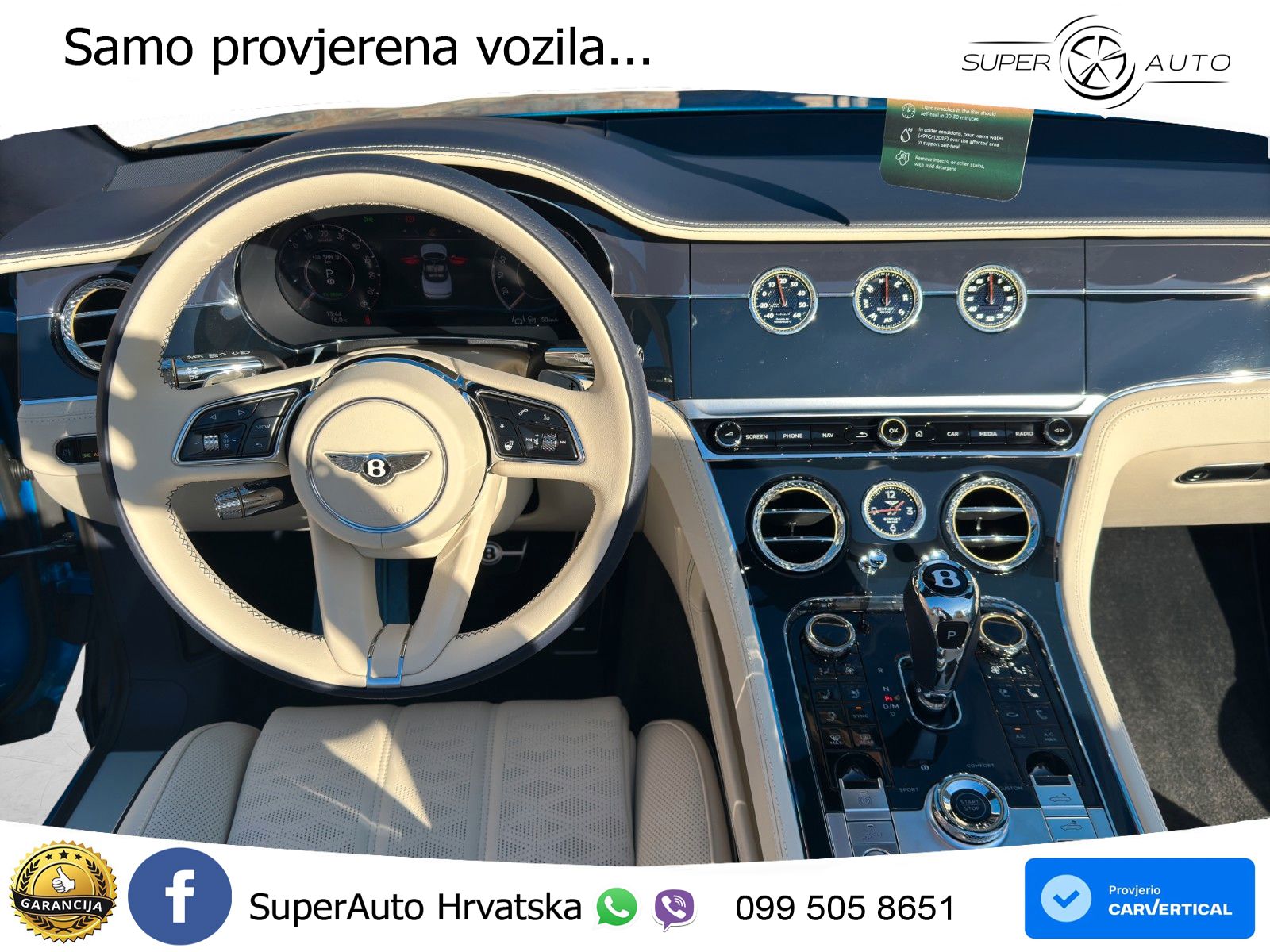 Bentley Continental GTC IV 4.0 V8 TFSi (782 KS) AWD DCT ZRAČNI+ACC+GR SJED+360
