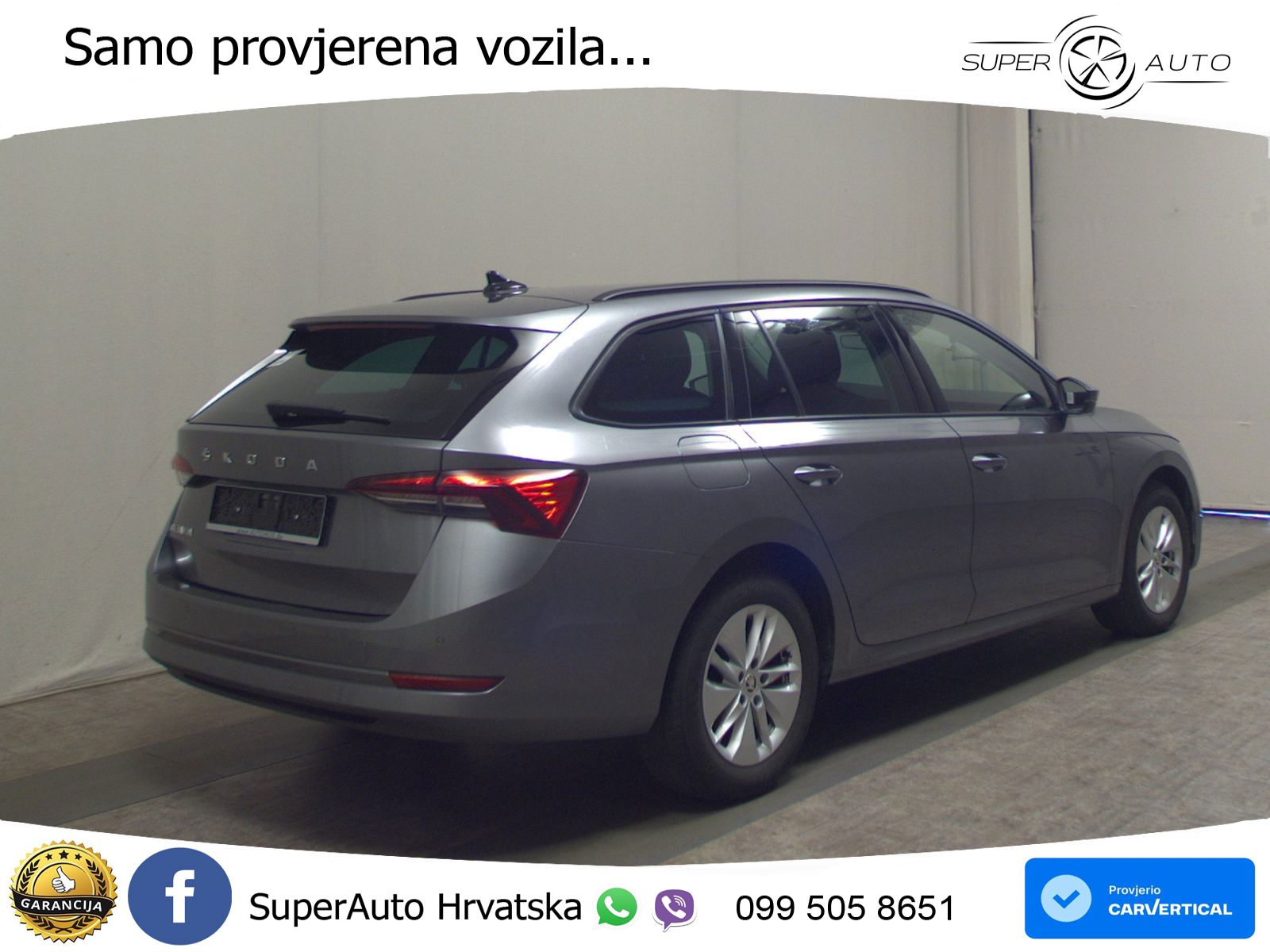 Škoda Octavia Combi 2.0 TDI (150 KS) DSG LED+GR SJED+ACC