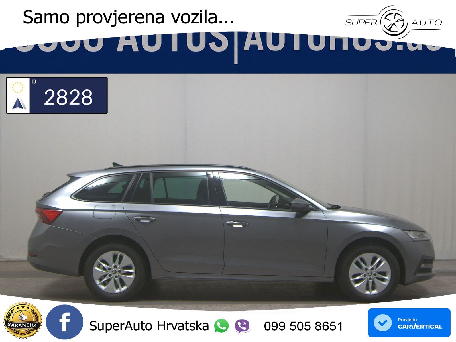 Škoda Octavia Combi 2.0 TDI (150 KS) DSG LED+GR SJED+ACC