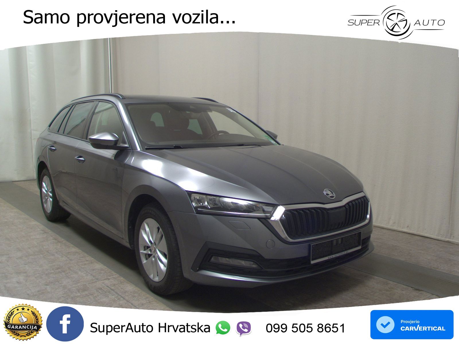 Škoda Octavia Combi 2.0 TDI (150 KS) DSG LED+GR SJED+ACC