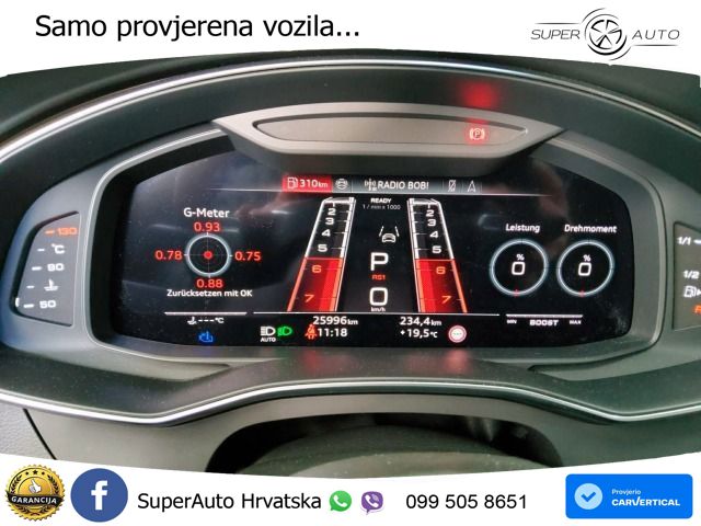 Audi RS6 Avant 4.0 TFSI V8 (600 KS) quattro Tiptronic Kuka ZRAČNI+ACC+GR SJED+KAM