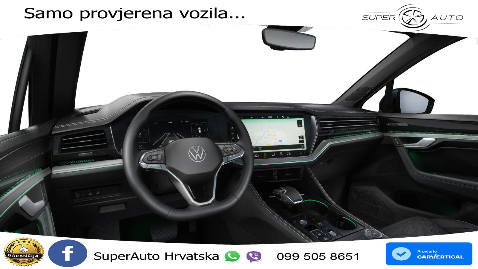 Volkswagen Touareg 3.0 V6 TDI (286 KS) 4MOTION Tiptronic ZRAČNI+ACC+GR SJED+KAM