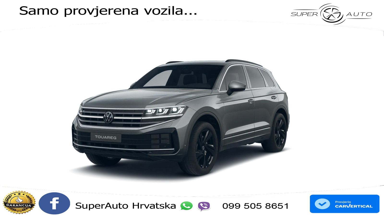 Volkswagen Touareg 3.0 V6 TDI (286 KS) 4MOTION Tiptronic ZRAČNI+ACC+GR SJED+KAM