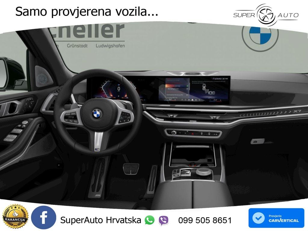 BMW X7 40d (352 KS) xDrive Steptronic M Sport ZRAČNI+ACC+GR SJED+KAM+PANO