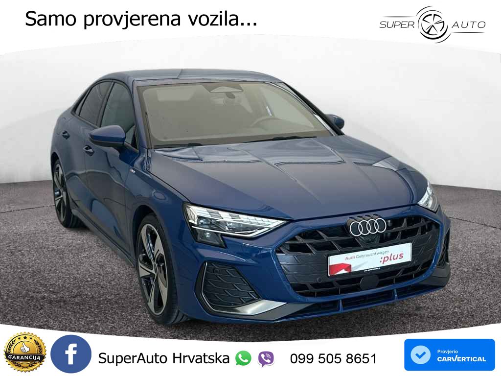 Audi A3 Limuzina 40 TFSI (204 KS) quattro S tronic 2x S line LED+GR SJED+ACC
