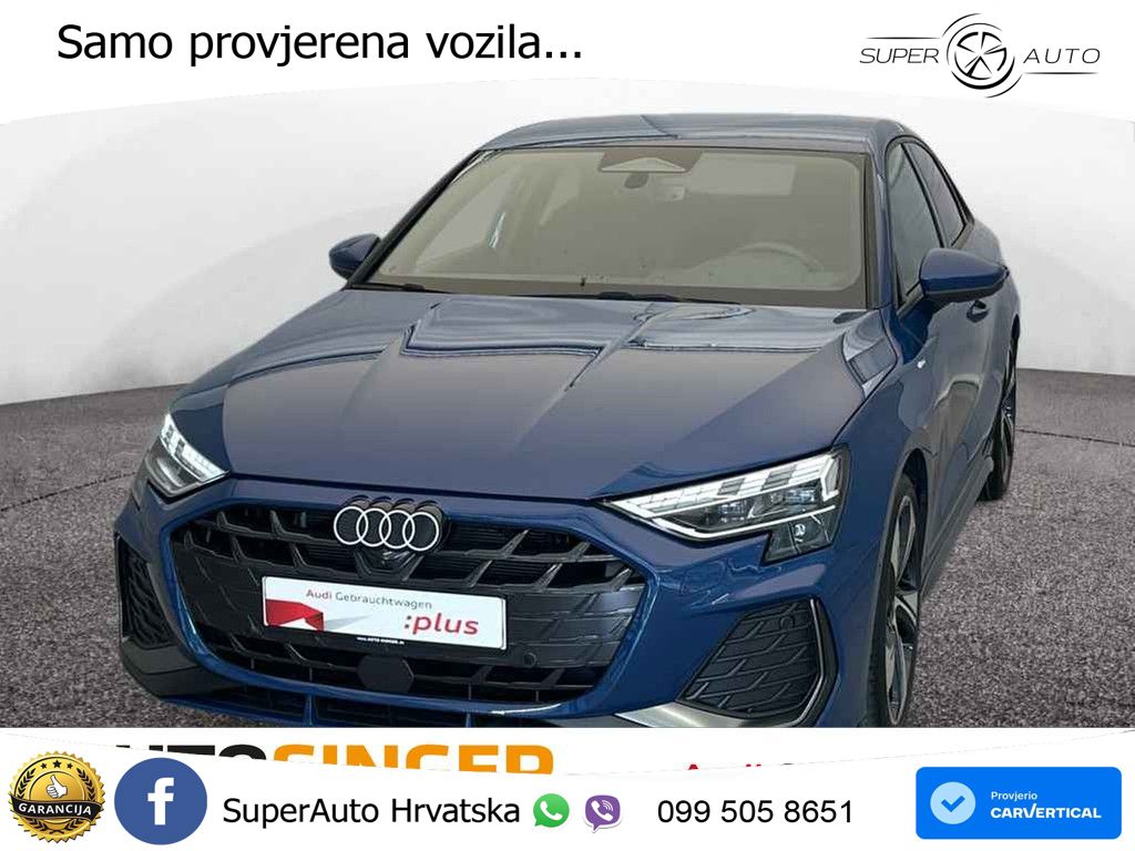 Audi A3 Limuzina 40 TFSI (204 KS) quattro S tronic 2x S line LED+GR SJED+ACC