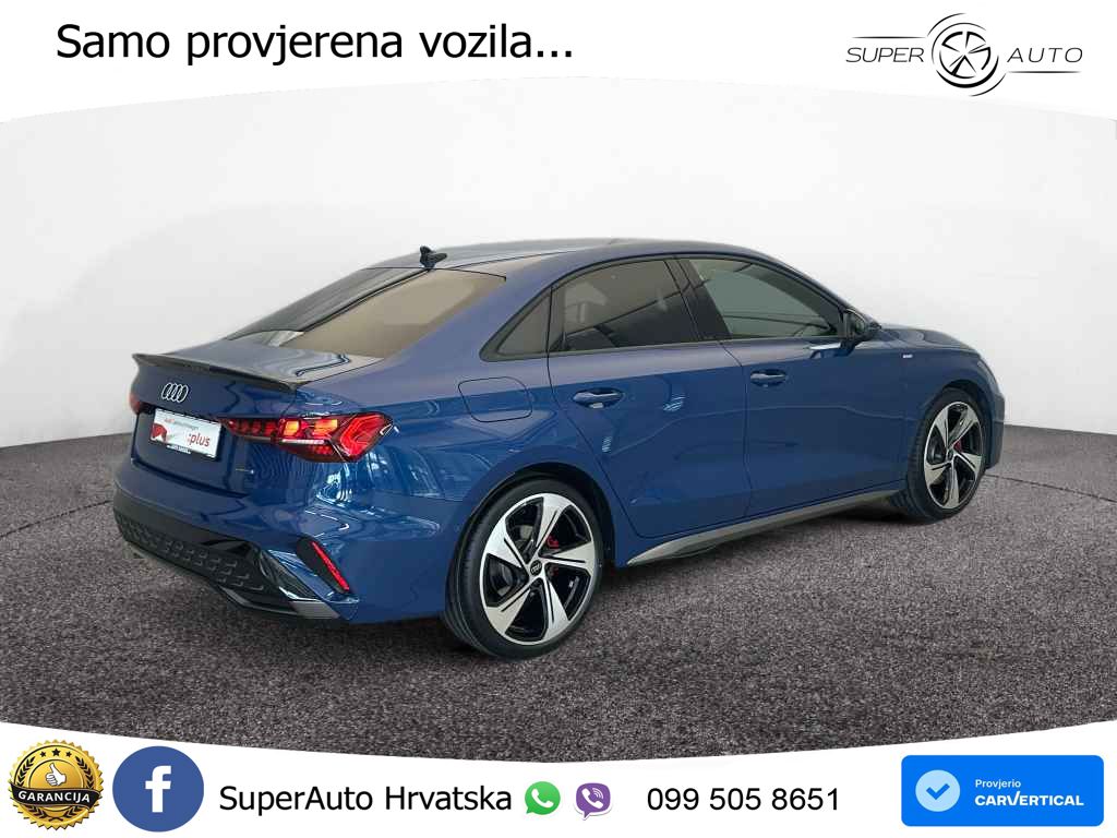 Audi A3 Limuzina 40 TFSI (204 KS) quattro S tronic 2x S line LED+GR SJED+ACC