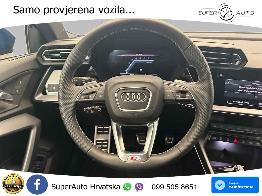 Audi A3 Limuzina 40 TFSI (204 KS) quattro S tronic 2x S line LED+GR SJED+ACC