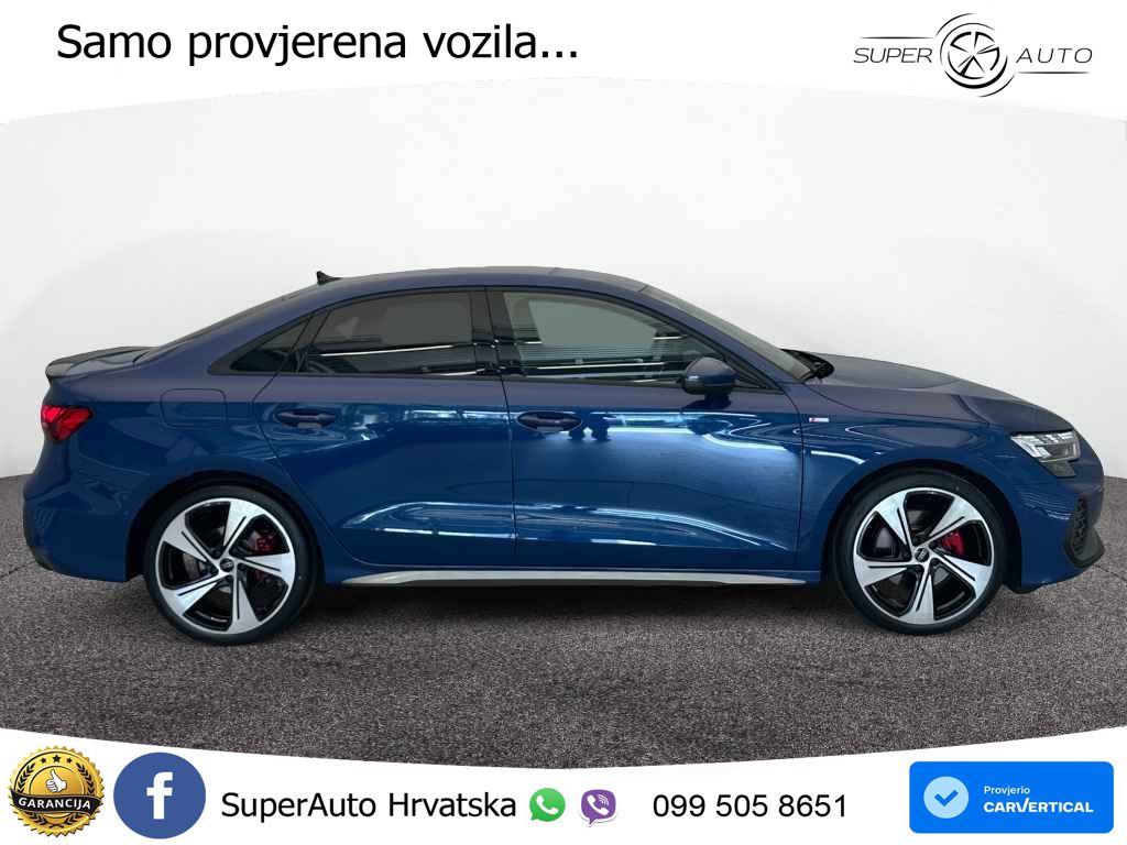 Audi A3 Limuzina 40 TFSI (204 KS) quattro S tronic 2x S line LED+GR SJED+ACC