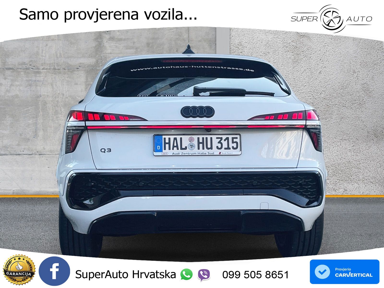 Audi Q3 Sportback 2.0 TDI (150 KS) S tronic S line LED+GR SJED+ACC
