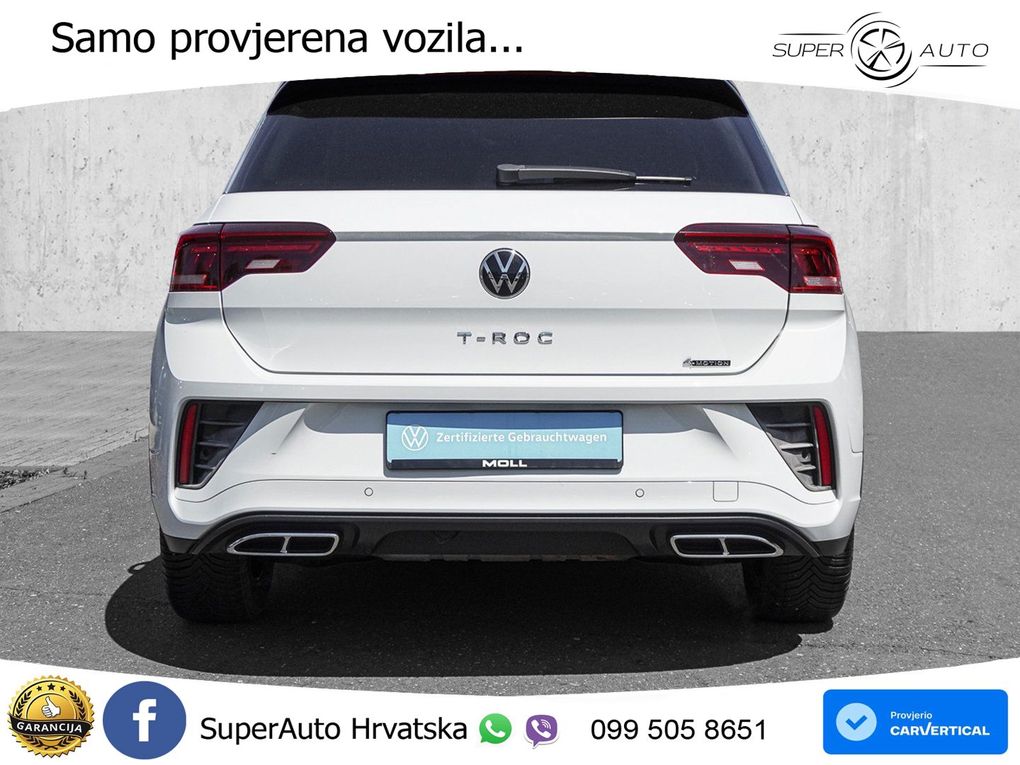 Volkswagen T-Roc I 2.0 TSI (190 KS) 4M DSG LED+GR SJED+ACC