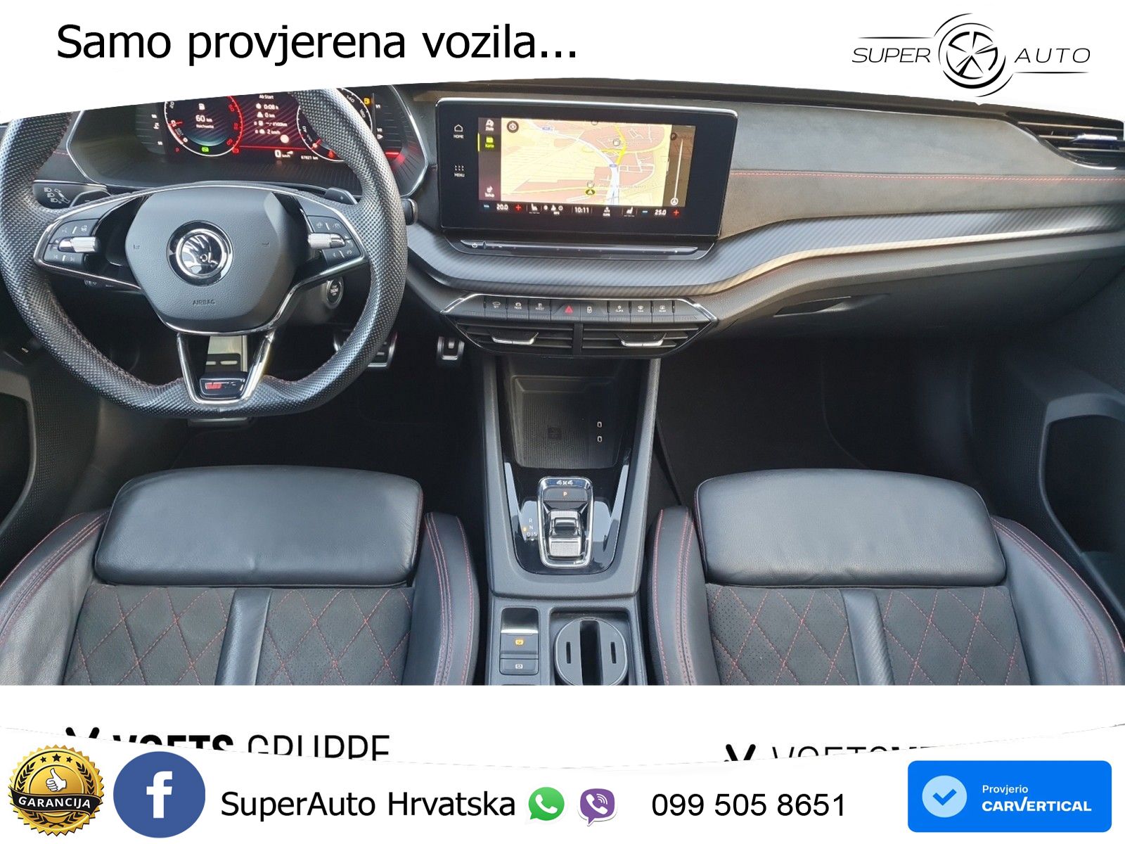 Škoda Octavia Combi RS 2.0 TDI (200 KS) 4x4 DSG MATRIX+GR SJED+KAM