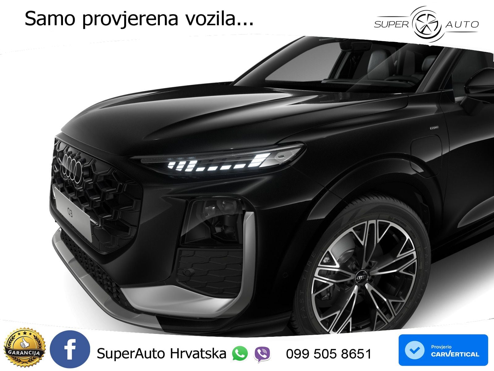 Audi Q3 1.5 TFSIe (272 KS) S tronic 2x S line LED+GR SJED+ACC