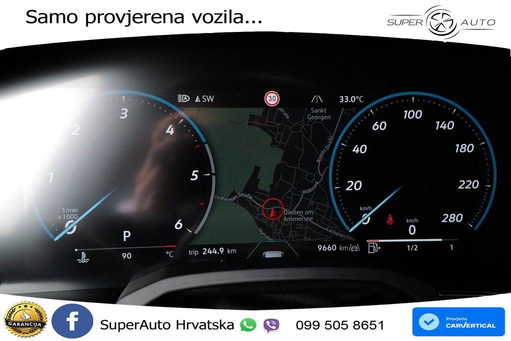 Volkswagen Touareg 3.0 V6 TDI (286 KS) 4MOTION Tiptronic ZRAČNI+ACC+4xGR SJED+KAM