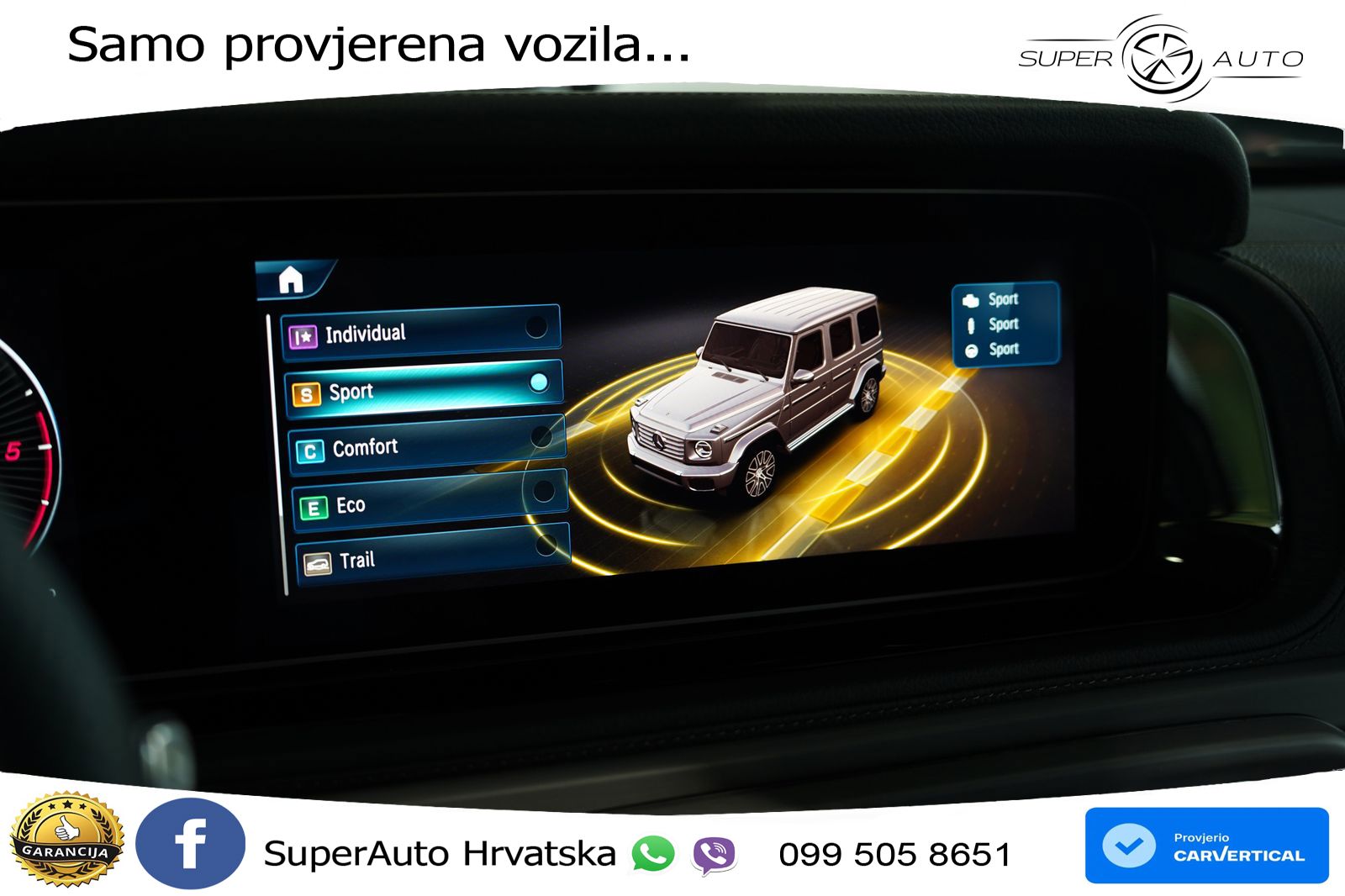 Mercedes G 450d Long (367 KS) 4MATIC 9G-TRONIC Manufaktur LED+GR SJED+ACC