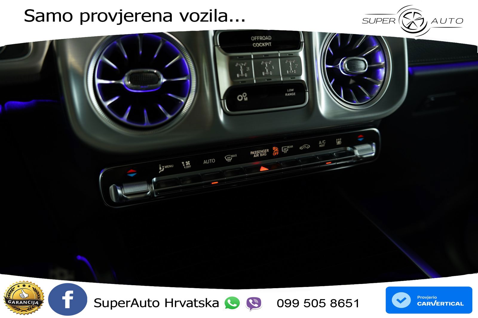 Mercedes G 450d Long (367 KS) 4MATIC 9G-TRONIC Manufaktur LED+GR SJED+ACC