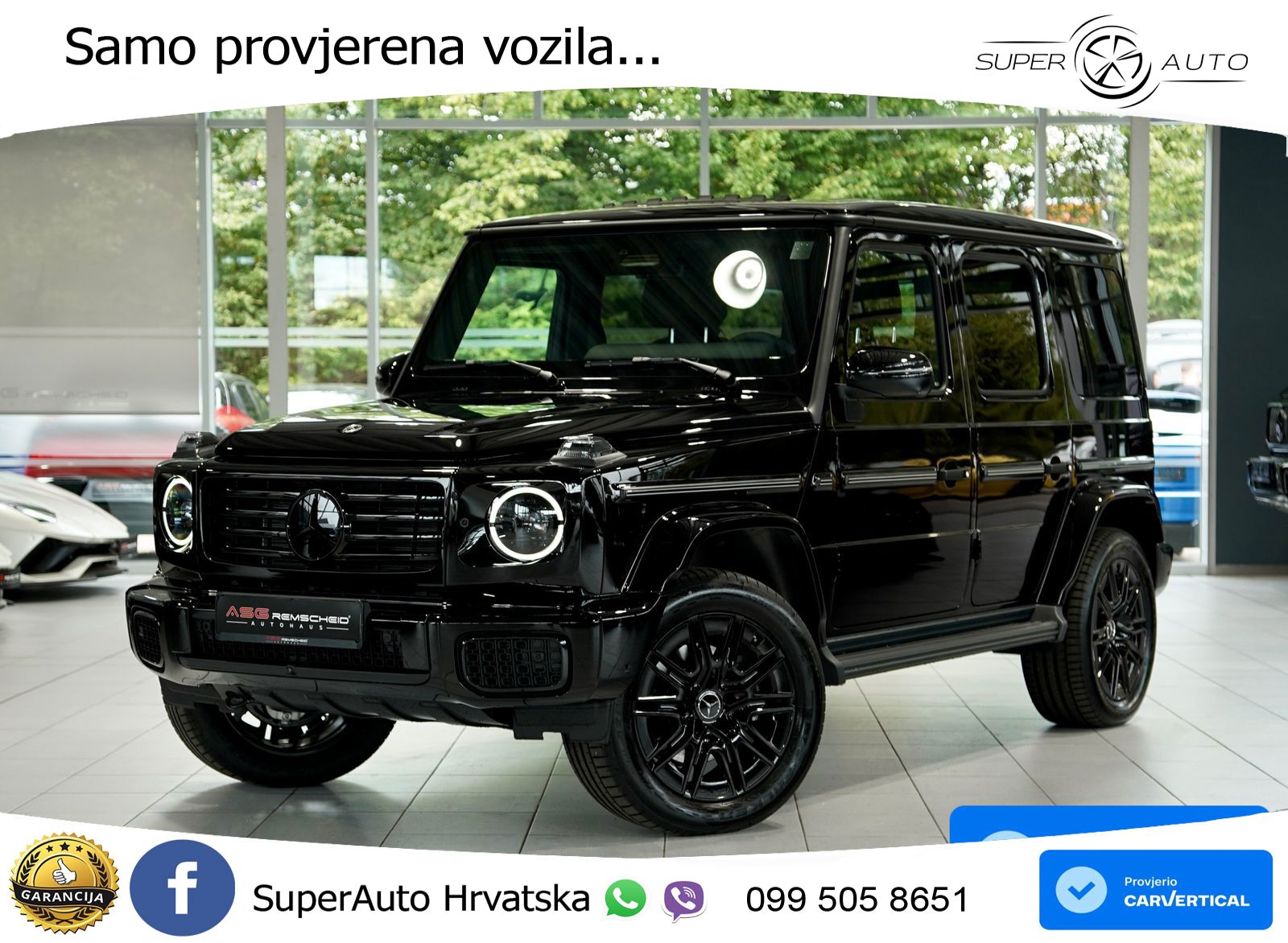 Mercedes G 450d Long (367 KS) 4MATIC 9G-TRONIC Manufaktur LED+GR SJED+ACC