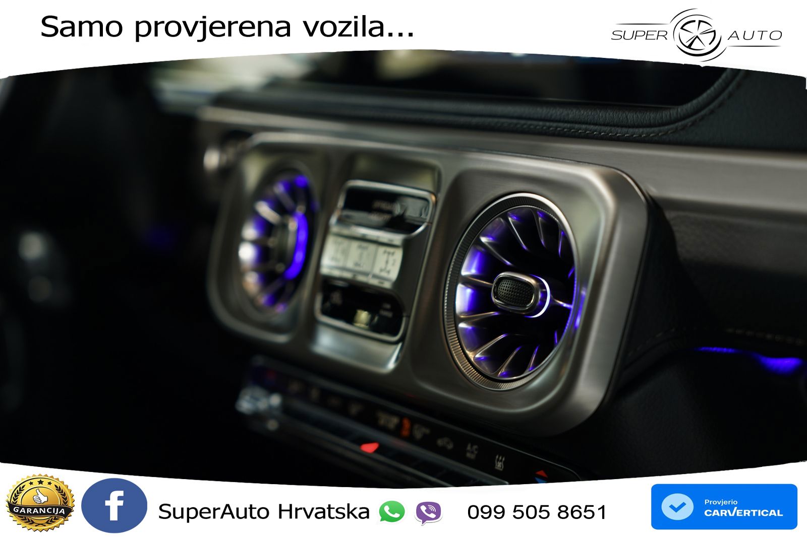 Mercedes G 450d Long (367 KS) 4MATIC 9G-TRONIC Manufaktur LED+GR SJED+ACC