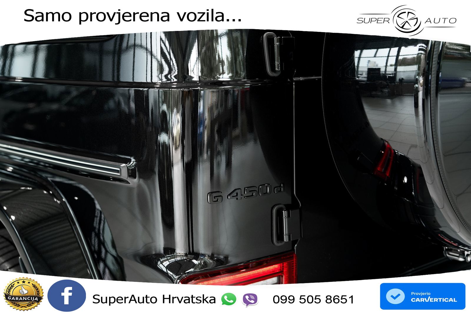 Mercedes G 450d Long (367 KS) 4MATIC 9G-TRONIC Manufaktur LED+GR SJED+ACC