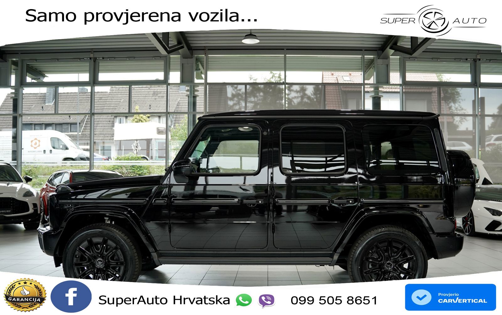 Mercedes G 450d Long (367 KS) 4MATIC 9G-TRONIC Manufaktur LED+GR SJED+ACC