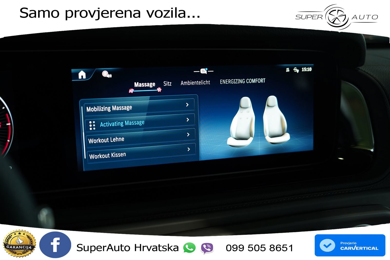 Mercedes G 450d Long (367 KS) 4MATIC 9G-TRONIC Manufaktur LED+GR SJED+ACC