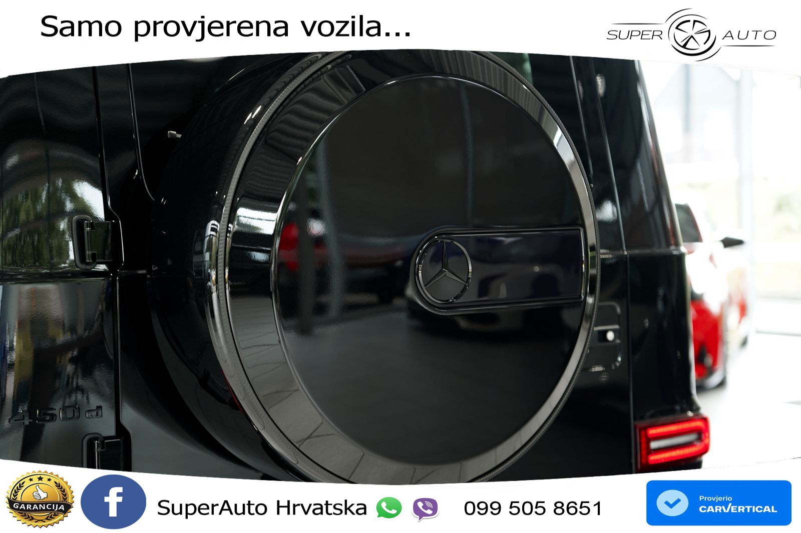 Mercedes G 450d Long (367 KS) 4MATIC 9G-TRONIC Manufaktur LED+GR SJED+ACC