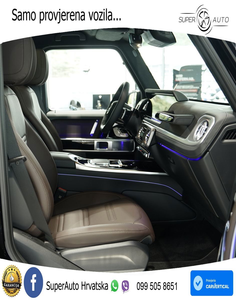 Mercedes G 450d Long (367 KS) 4MATIC 9G-TRONIC Manufaktur LED+GR SJED+ACC