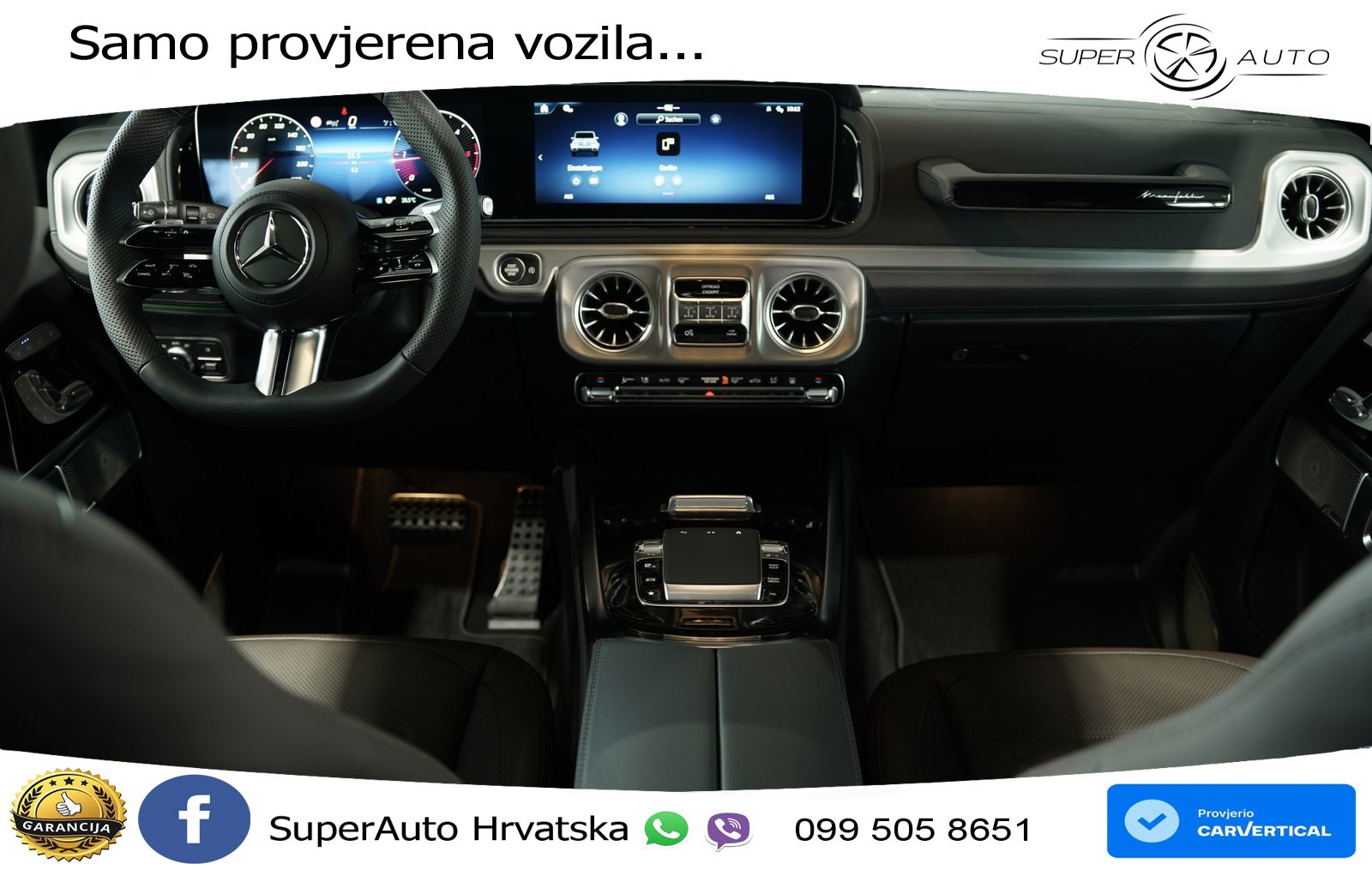 Mercedes G 450d Long (367 KS) 4MATIC 9G-TRONIC Manufaktur LED+GR SJED+ACC