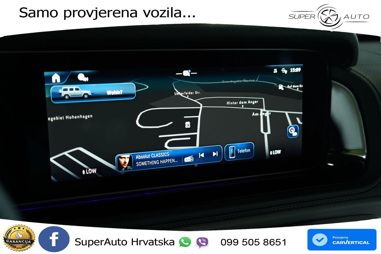 Mercedes G 450d Long (367 KS) 4MATIC 9G-TRONIC Manufaktur LED+GR SJED+ACC