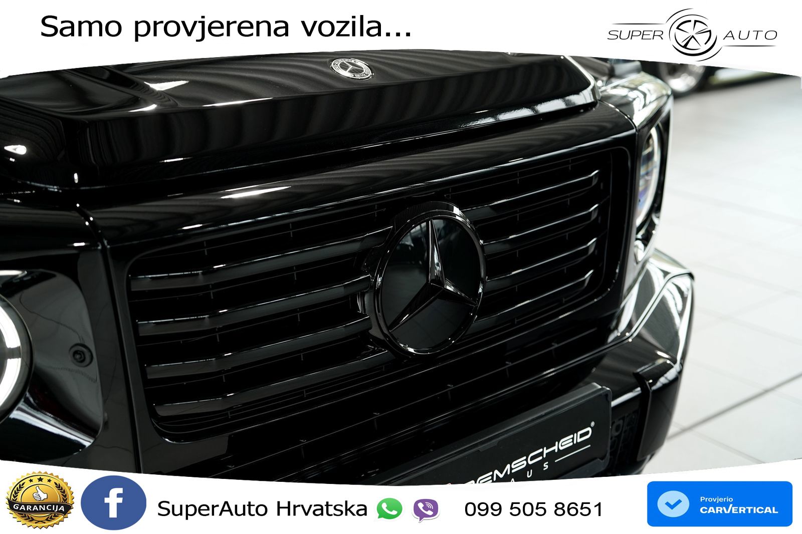 Mercedes G 450d Long (367 KS) 4MATIC 9G-TRONIC Manufaktur LED+GR SJED+ACC