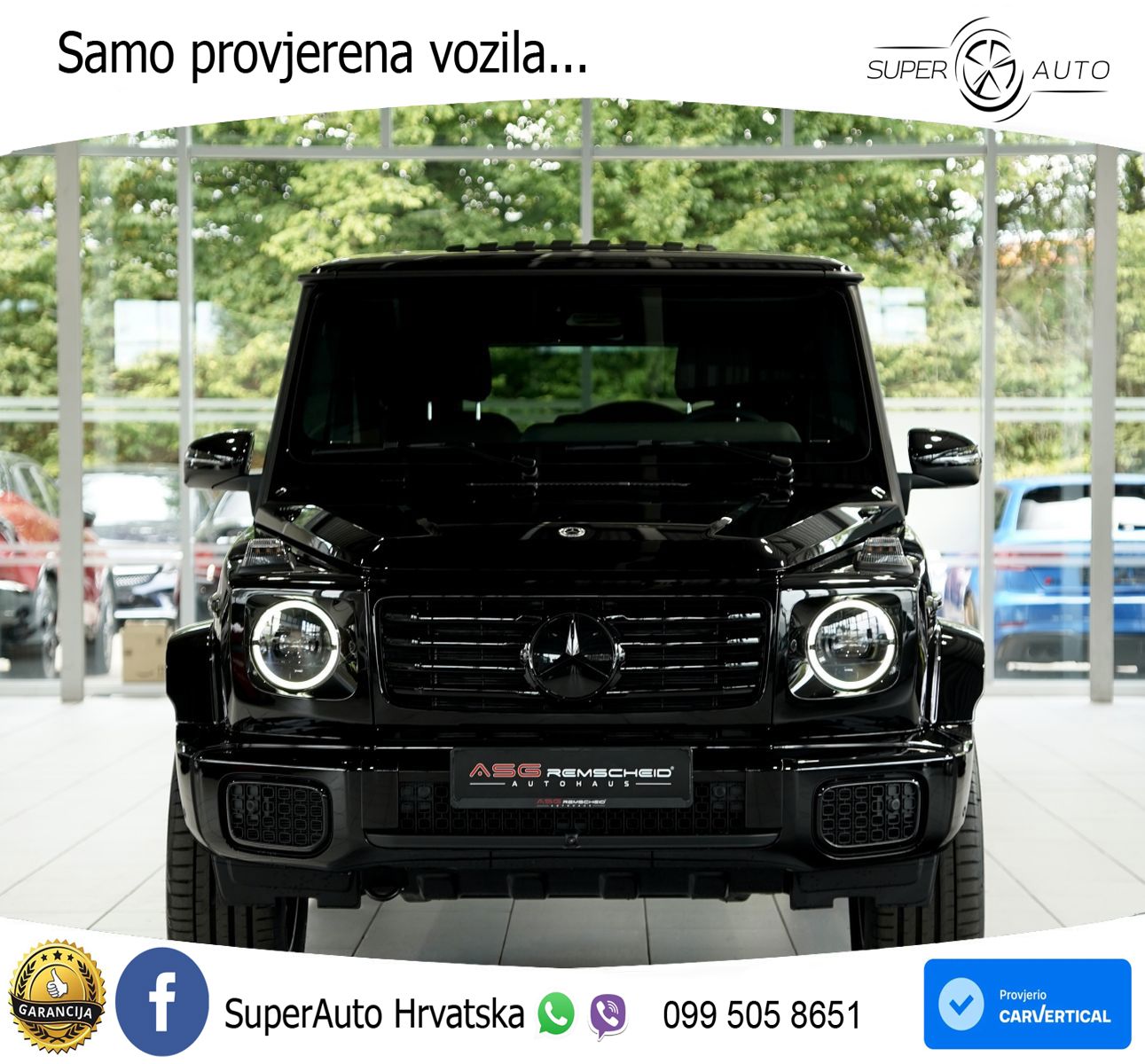 Mercedes G 450d Long (367 KS) 4MATIC 9G-TRONIC Manufaktur LED+GR SJED+ACC