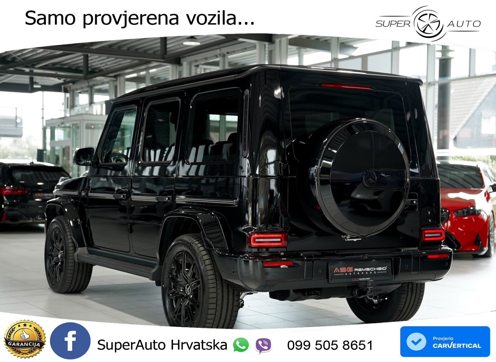 Mercedes G 450d Long (367 KS) 4MATIC 9G-TRONIC Manufaktur LED+GR SJED+ACC