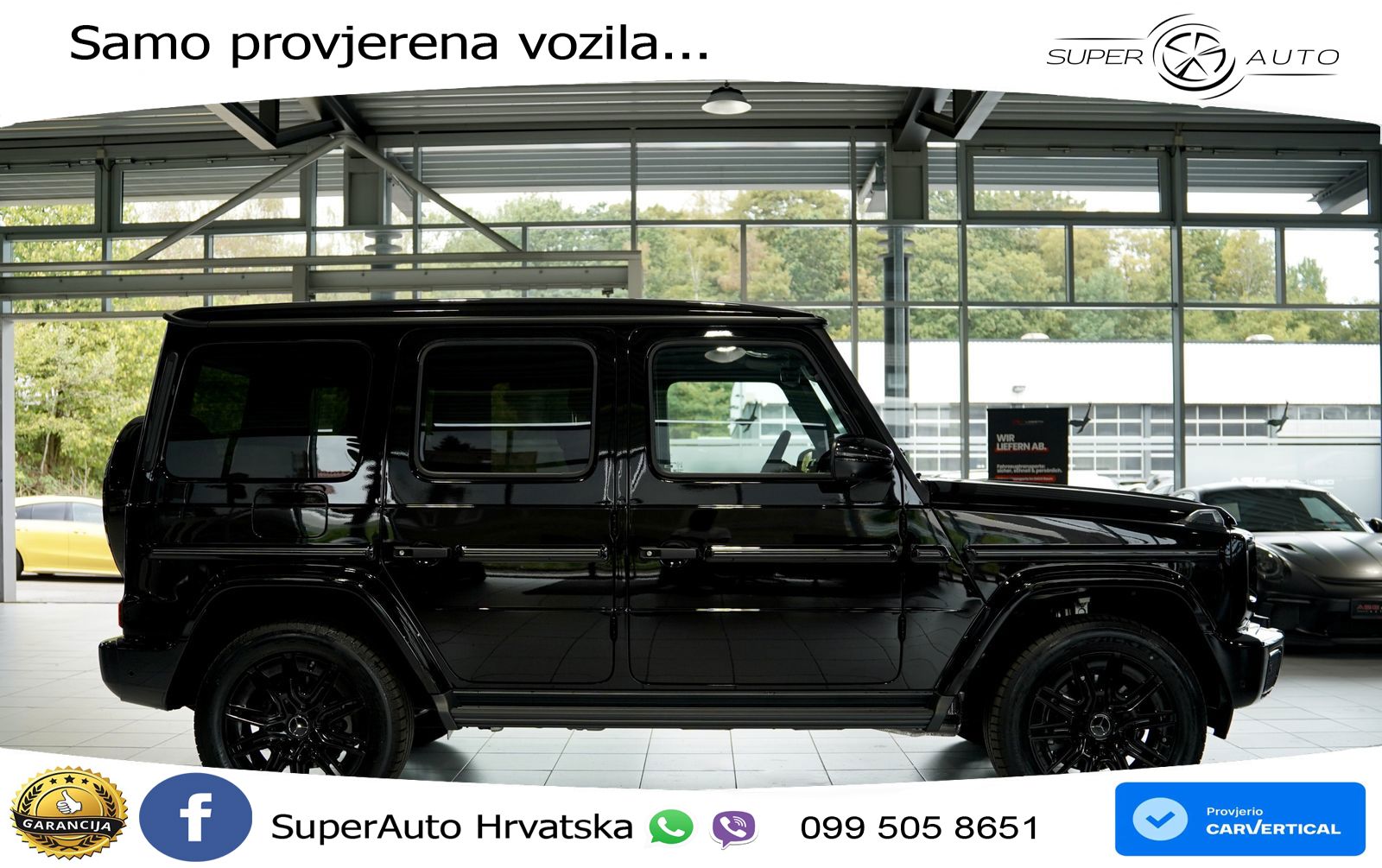 Mercedes G 450d Long (367 KS) 4MATIC 9G-TRONIC Manufaktur LED+GR SJED+ACC