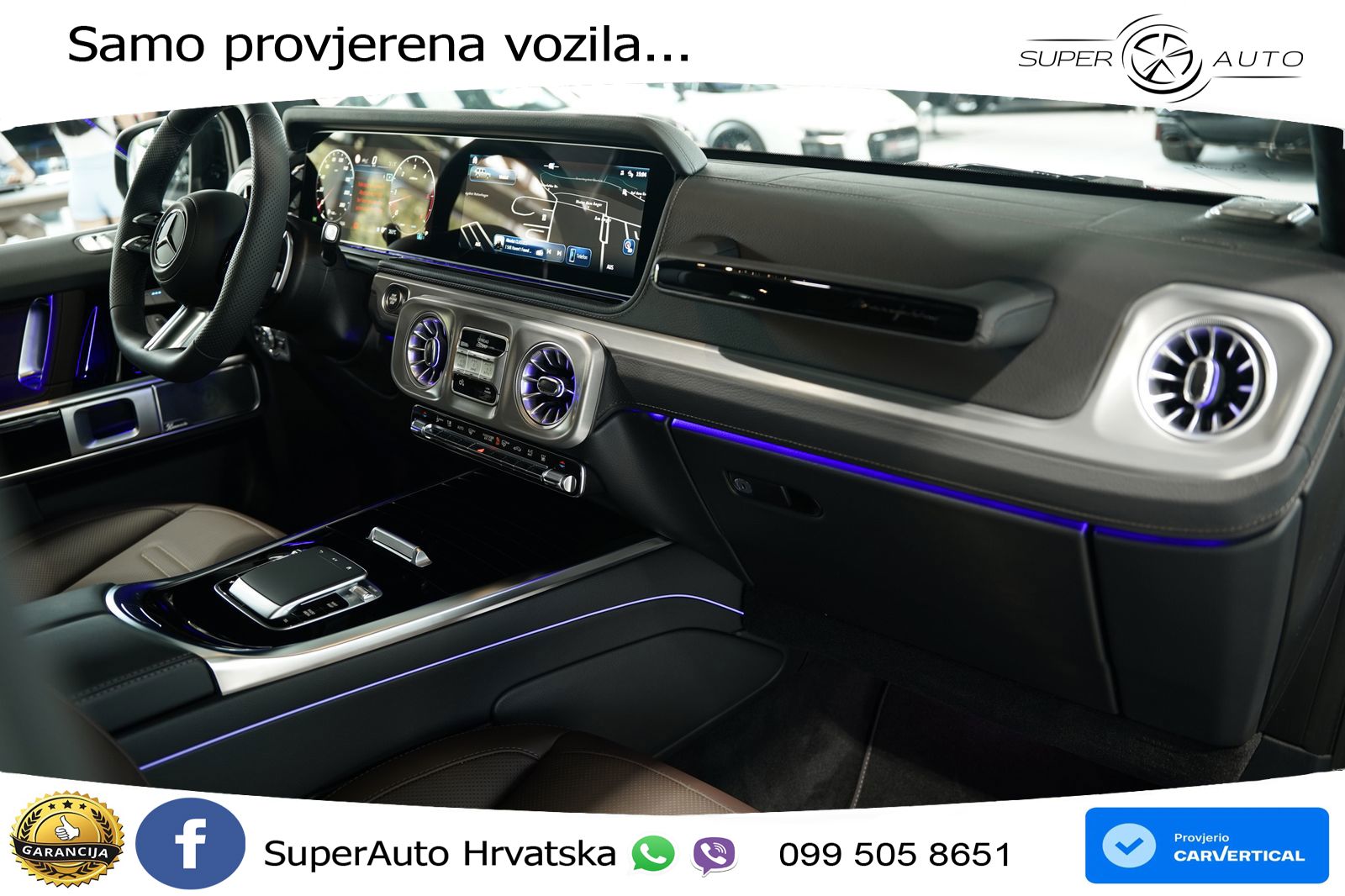 Mercedes G 450d Long (367 KS) 4MATIC 9G-TRONIC Manufaktur LED+GR SJED+ACC