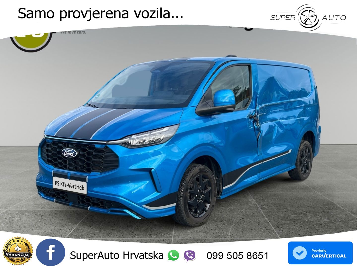 Ford Transit Custom Kasten 320 L1 Sport AWD 4x4 Navi 170 KS