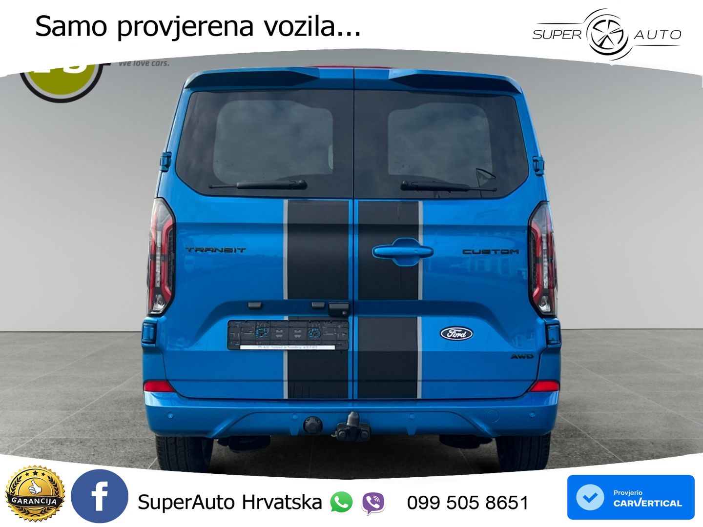 Ford Transit Custom Kasten 320 L1 Sport AWD 4x4 Navi 170 KS