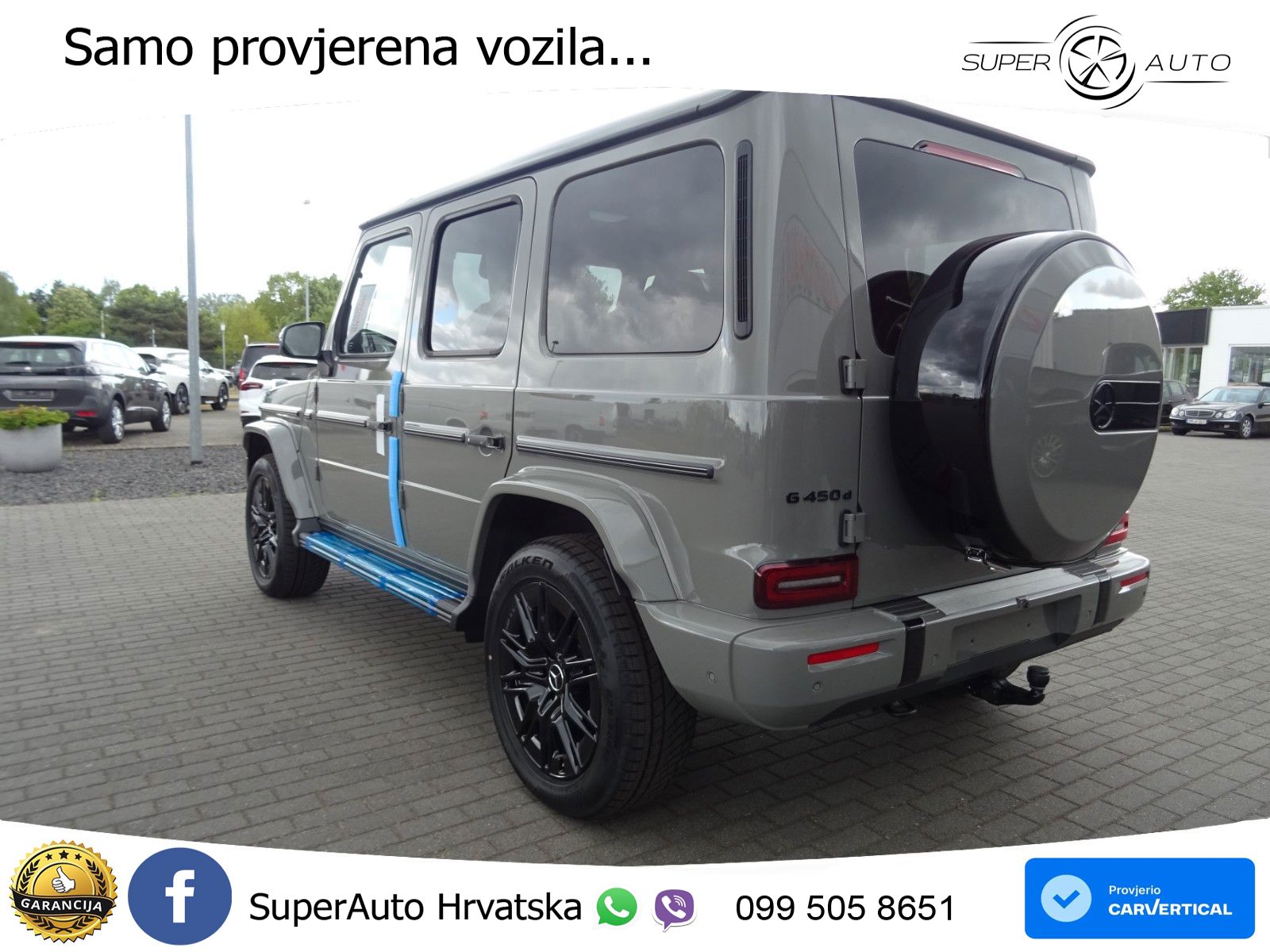 Mercedes G 450d Long (367 KS) 4MATIC 9G-TRONIC Superior LED+GR SJED+ACC