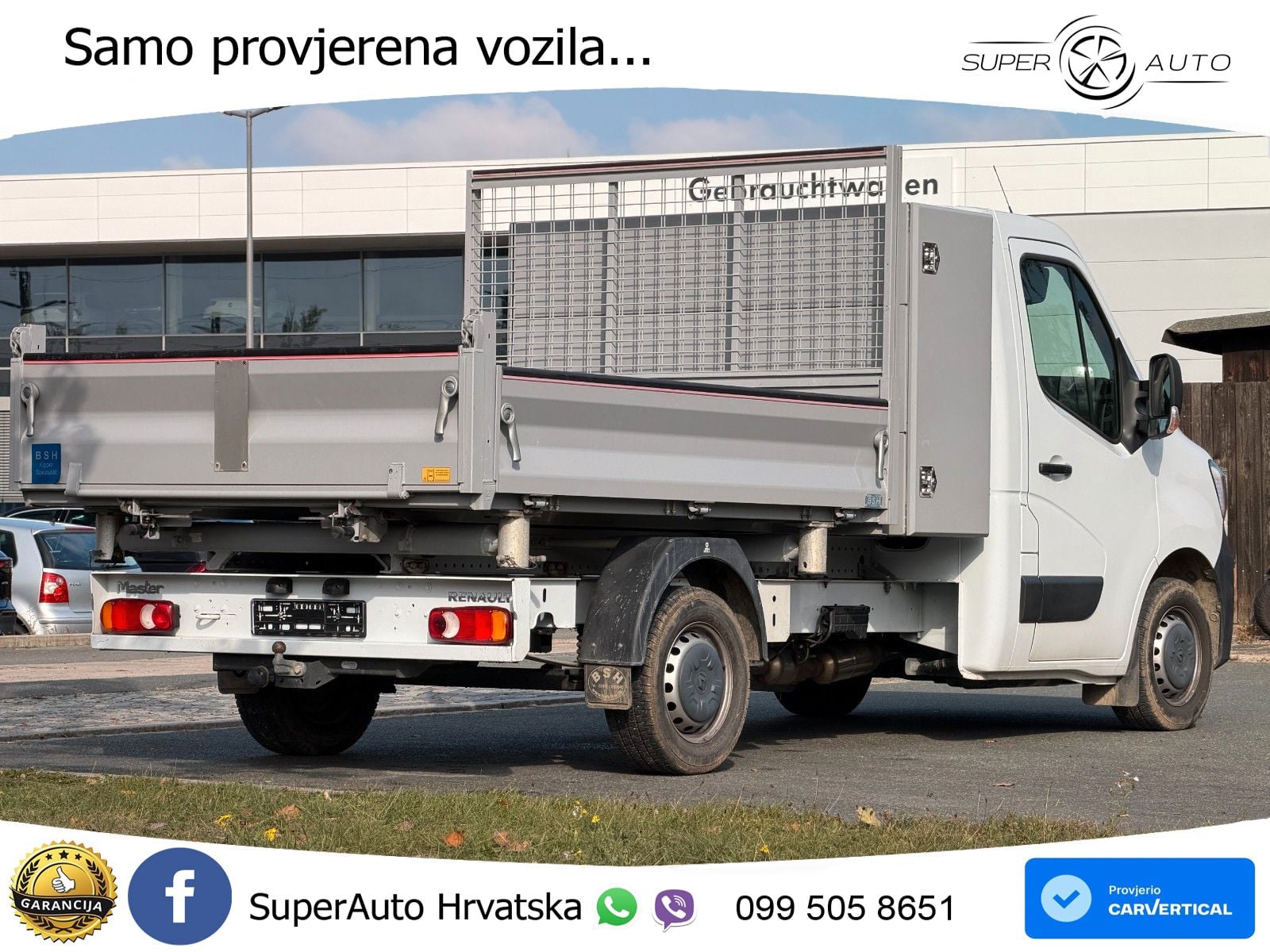 Renault Master Dreiseitenkipper*2,3L*Klima*2,5t AHK*LED* 145 KS