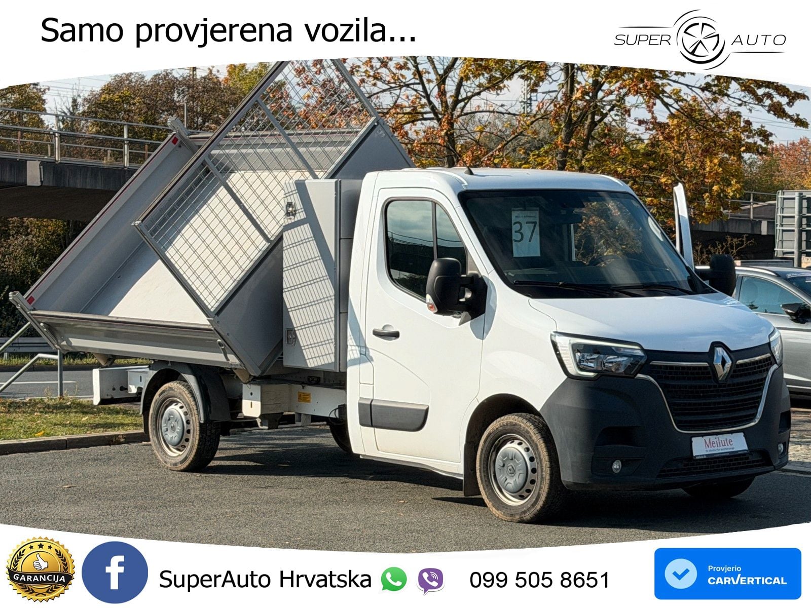 Renault Master Dreiseitenkipper*2,3L*Klima*2,5t AHK*LED* 145 KS