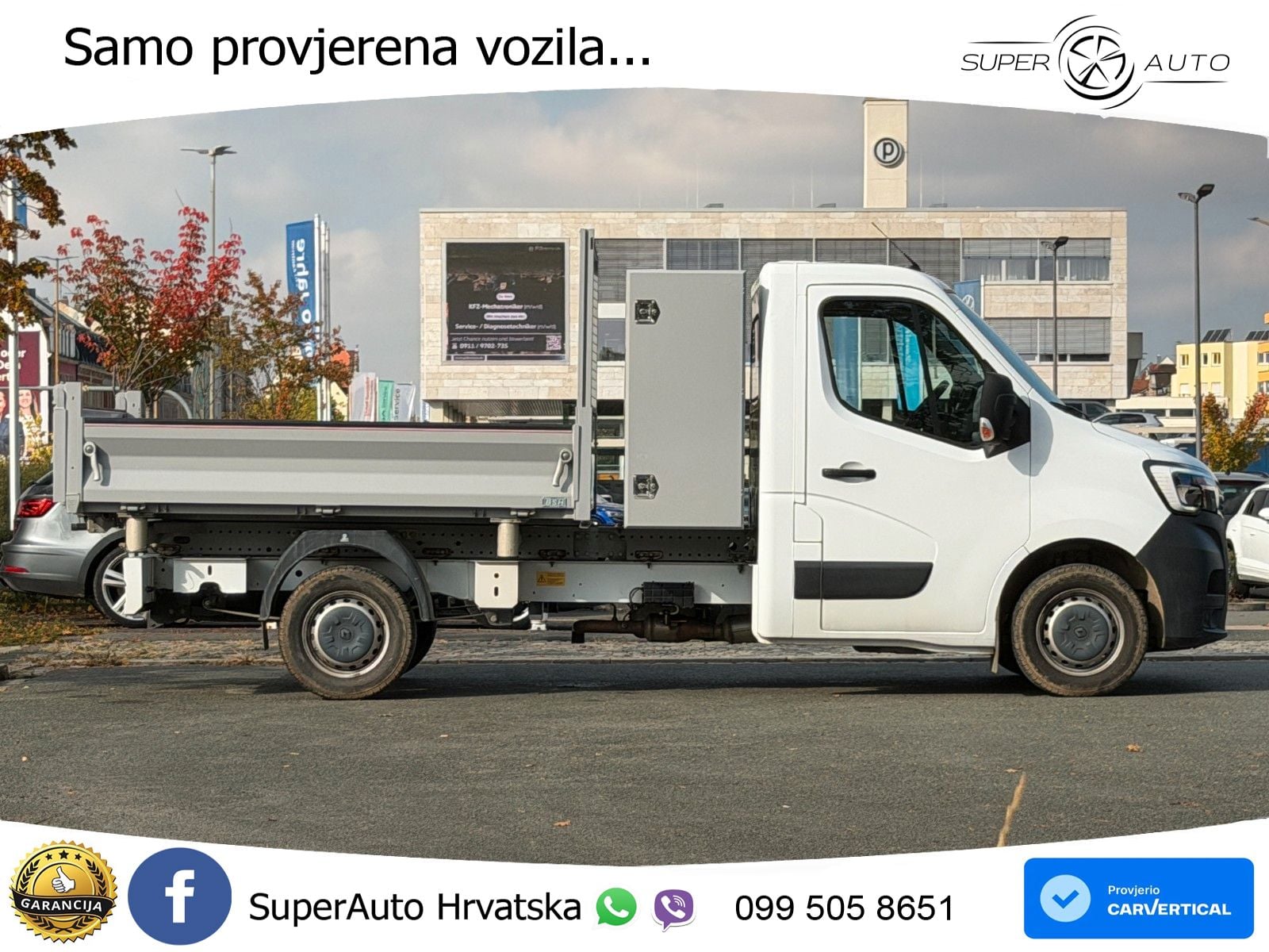 Renault Master Dreiseitenkipper*2,3L*Klima*2,5t AHK*LED* 145 KS